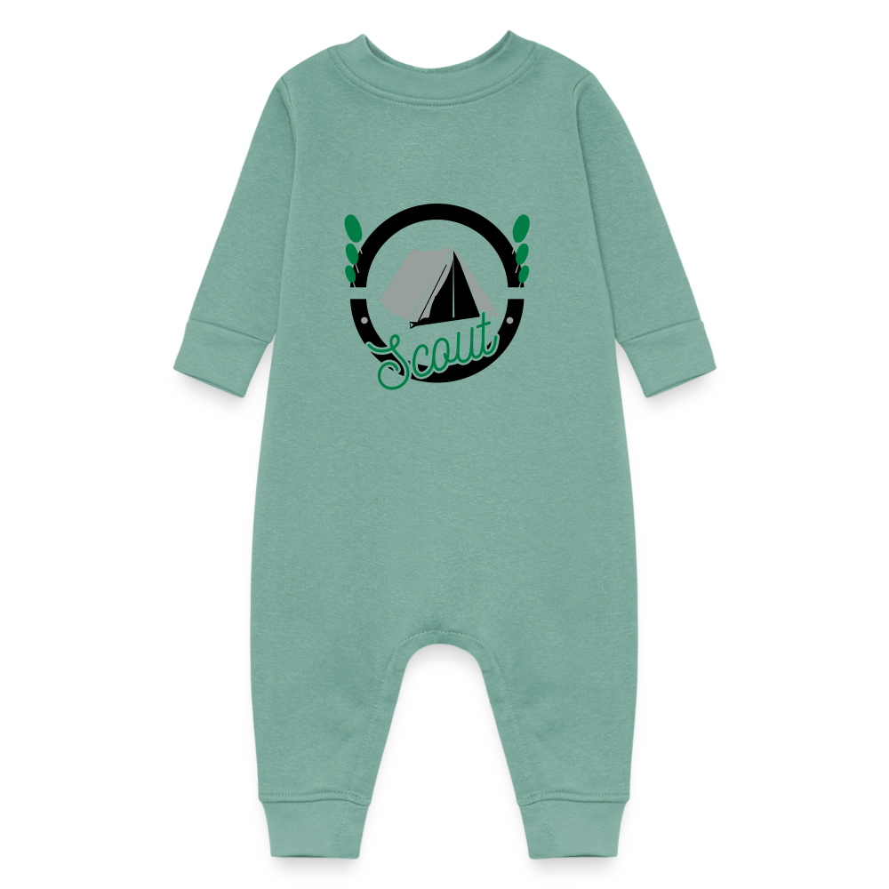 Baby Fleece One Piece - saltwater