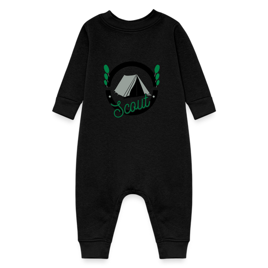 Baby Fleece One Piece - black