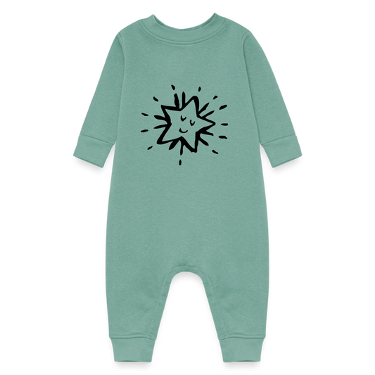 Baby Fleece One Piece - saltwater