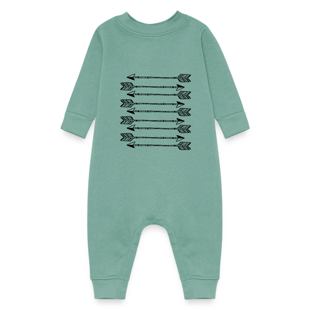 Baby Fleece One Piece - saltwater