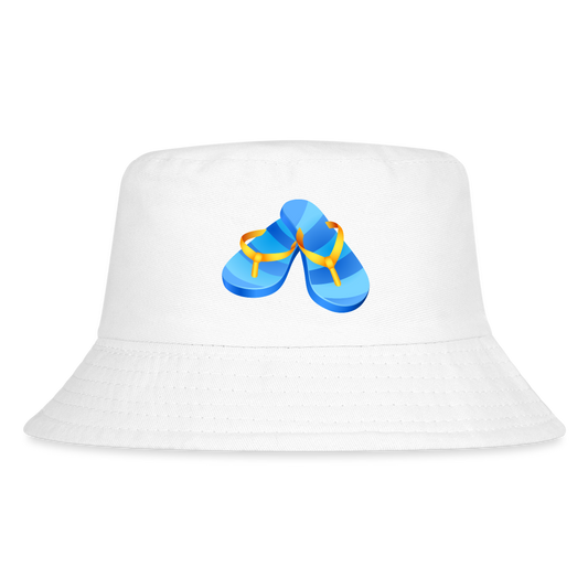 Kid's Bucket Hat - white